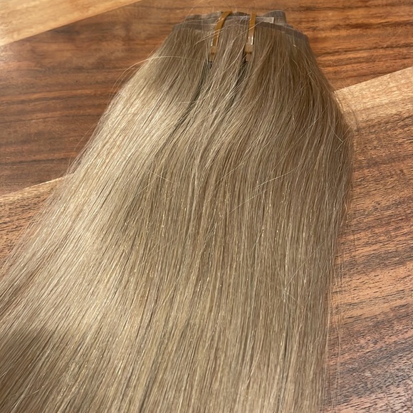Brand New, never worn 100% human hair extensions, Color #8, 16” - Picture 3 of 7